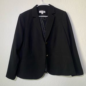 Calvin Klein Black Blazer 18W